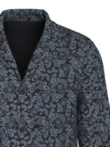 Parte superior de pijama masculino con dibujo de cornucopias