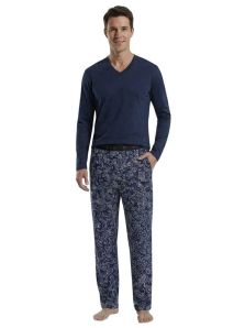Pijama Impetus afelpado en Algodón con pantalón estampado