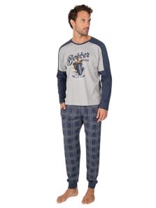 Pijama Massana en Algodón estampado con moto