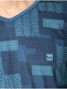 detalle estampado pijama hombre Massana modal diseño moderno