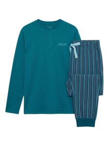 Pijama Muydemi de algodón para hombre, una buena idea de regalo para Navidad o el Día del Padre.