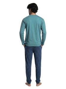 Pijama Muydemi juvenil para todo el año en verde turquesa