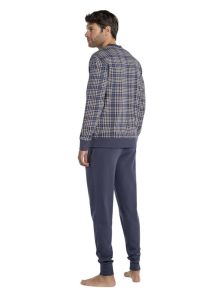Hombre con pijama Punto Blanco Chamonix de algodón de estilo clásico y cómodo