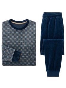 Pijama de terciopelo SOY listo para regalar en Navidad, cumpleaños o Día del Padre