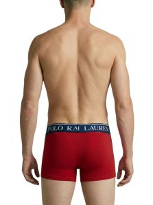 ropa interior roja hombre Ralph Lauren con ajuste cómodo y cintura elástica con logo