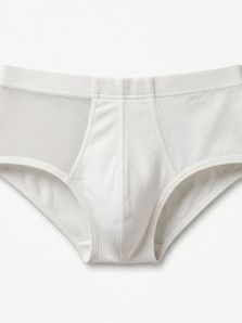 Slip clásico Land para hombre en color blanco en hilo de Escocia, cómodo, ligero y discreto bajo la ropa