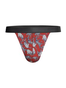 Tanga de hombre I AM (Impetus) en Lyocell con estampado felino