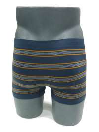 Calzoncillo Boxer sin costuras UNCO a rayas azul acero