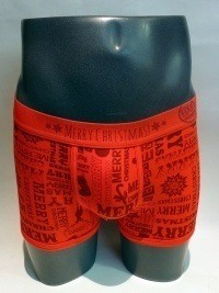 Boxer Admas Eduo Rojo Navidad 