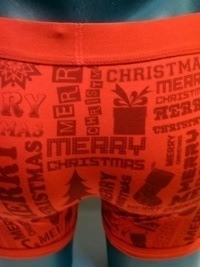 Boxer Admas Eduo Rojo Navidad 