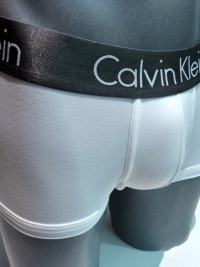 Boxer Calvin Klein Zinc en blanco 