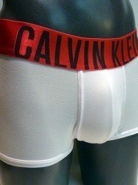 Power Red Boxer blanco, Calvin Klein