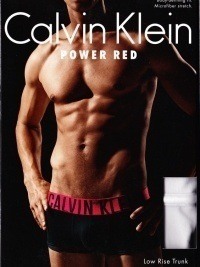 Power Red Boxer blanco, Calvin Klein