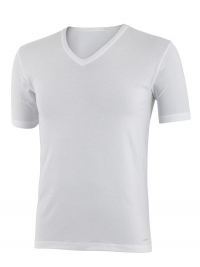 Camiseta Impetus Innovation cuello pico en blanco. Outlast by NASA