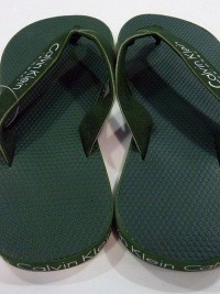 Chanclas de Playa Calvin Klein, Verde Oliva