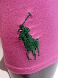 Boxer Polo en fucsia con logo