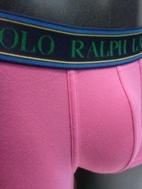 Boxer Polo en fucsia con logo