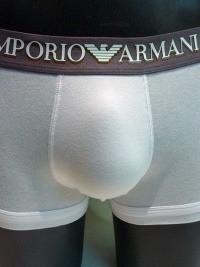 Boxer Emporio Armani en algodón en blanco