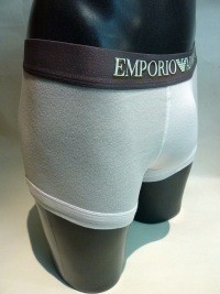 Boxer Emporio Armani en algodón en blanco