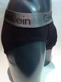 Slip Calvin Klein Zinc en Negro