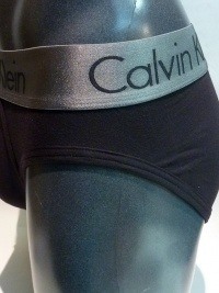 Slip Calvin Klein Zinc en Negro