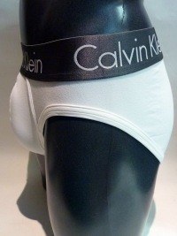 Slip Calvin Klein Zinc en Blanco