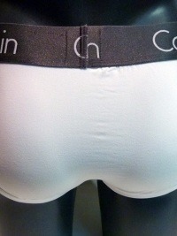 Slip Calvin Klein Zinc en Blanco