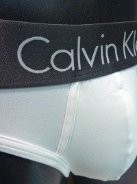 Slip Calvin Klein Zinc en Blanco