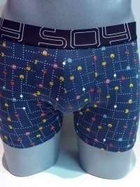 2 Pack Boxer Pac Man, Soy Underwear