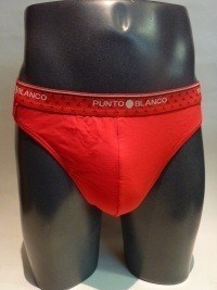 Tanga Punto Blanco en Rojo