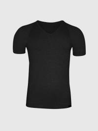 Camiseta ZD Cuello Pico negro