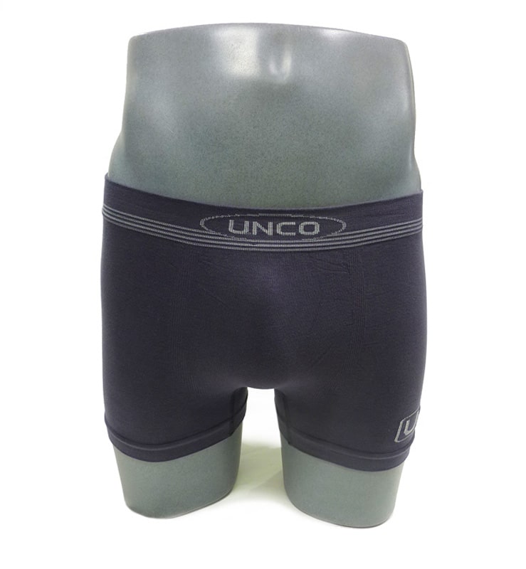 Boxer muy barato sin costuras UNCO en algodon gris Varela Intimo