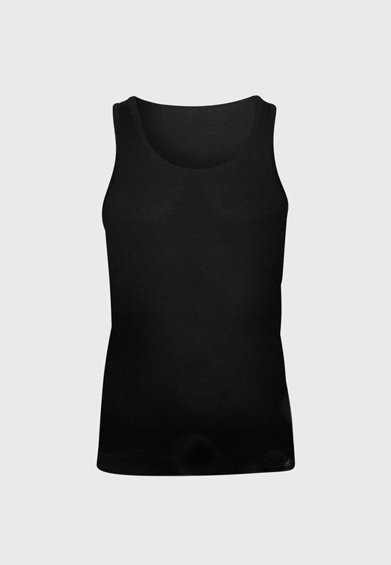 Camiseta de tirantes para hombre, color negro, color negro